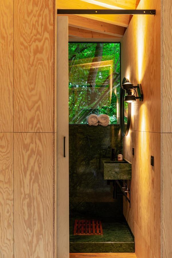 Hutstuf - The Fox & Private Outdoor Spa La-Roche-en-Ardenne Exterior foto